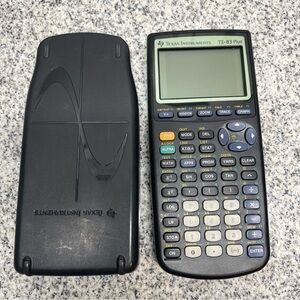 Texas Instrument TI - 83 Plus Graphing Calculator With Cover Tested Working